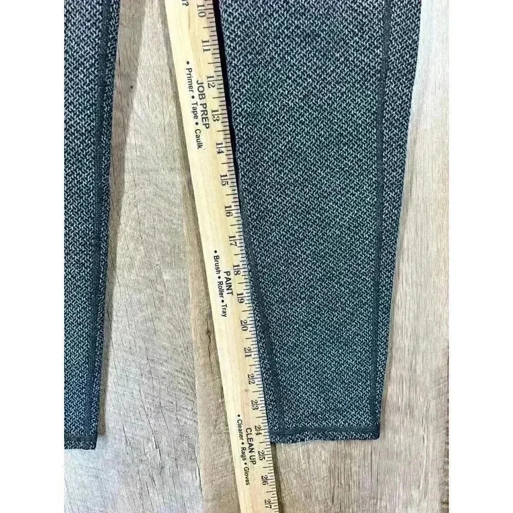 Athleta Sz Small Chaturanga Legging Herringbone Yoga Textured Gray Cropped - Picture 7 of 10